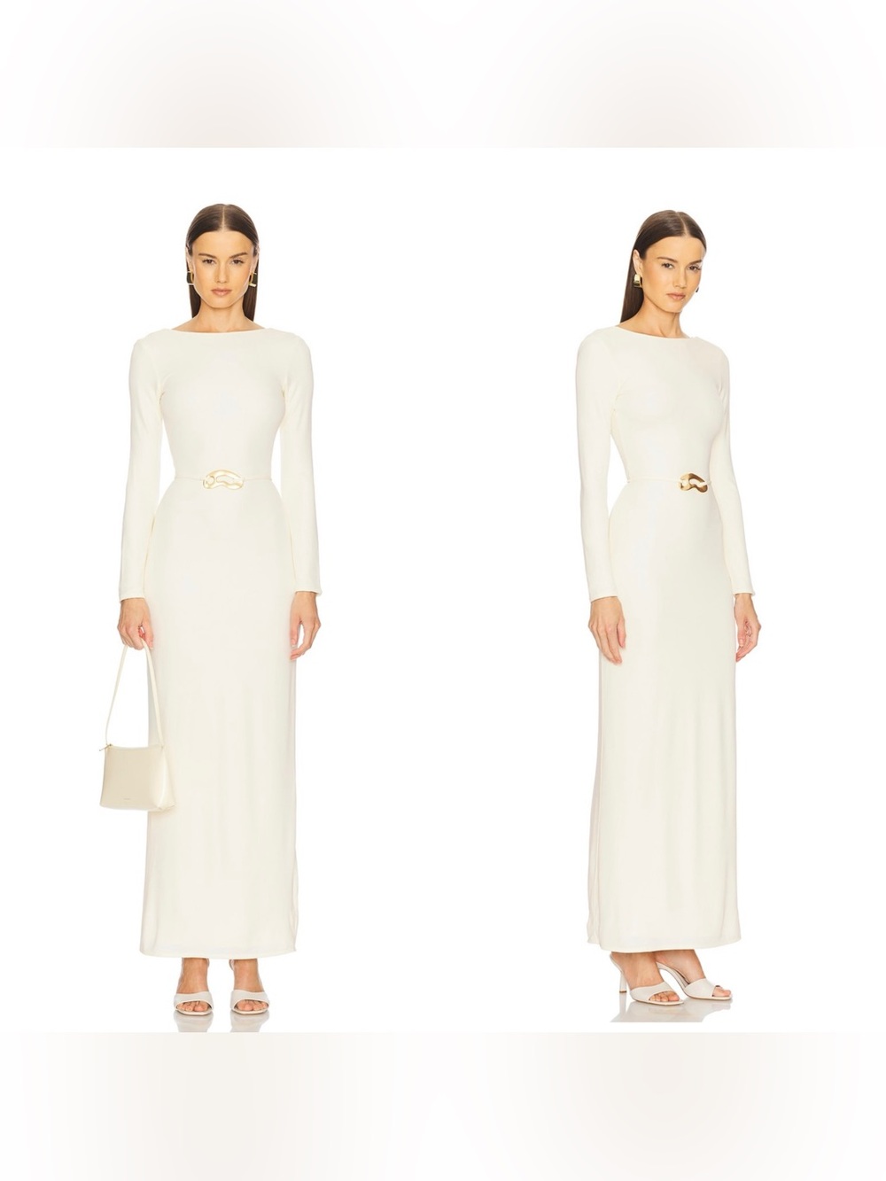 NWT L’ACADEMIE Kirina Gown in Ivory